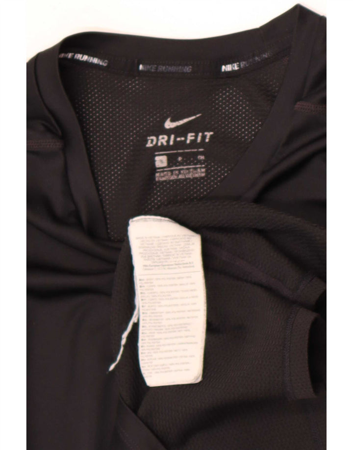 Tricou Nike Dri Fit pentru bărbați Top mic poliester negru