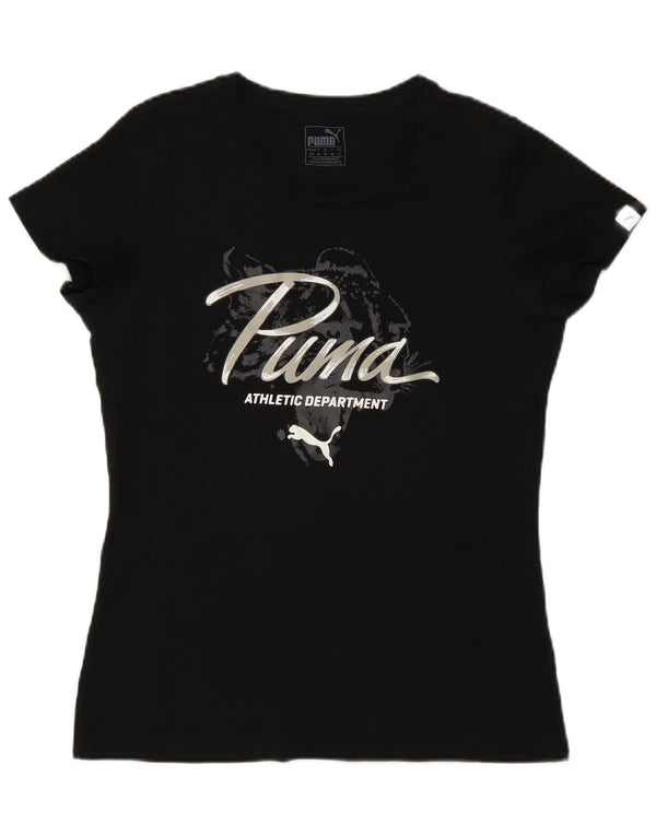 Tricou grafic Puma pentru femei Top UK 12 Medium Black