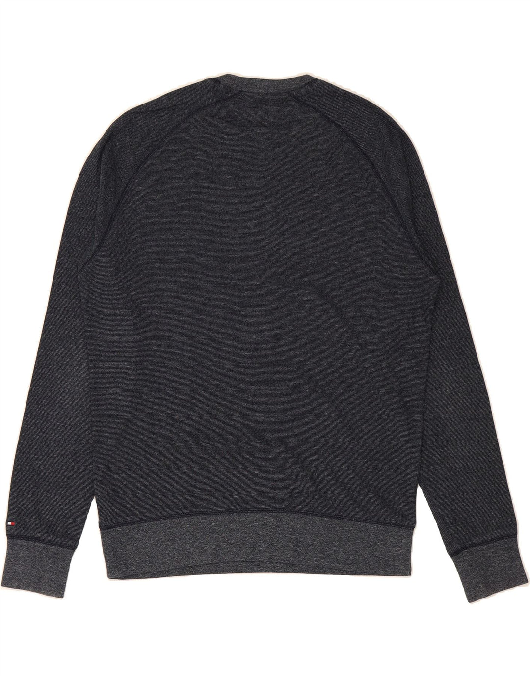 TOMMY HILFIGER Mens Vintage Fit Graphic Sweatshirt Jumper Medium Navy Blue Vintage Tommy Hilfiger and Second-Hand Tommy Hilfiger from Messina Hembry 