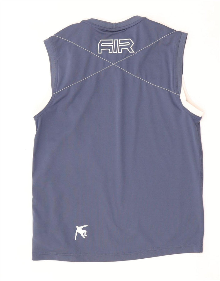 Vestă grafică pentru bărbați Nike Marea Britanie 36/38 Poliester geometric, albastru mic