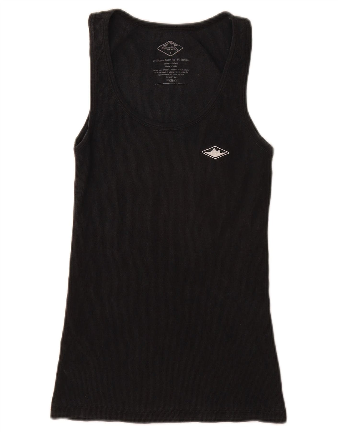 Vestă pentru femei Mountain Designs, UK 8, bumbac negru mic