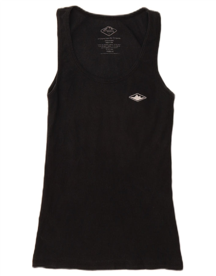 Vestă pentru femei Mountain Designs, UK 8, bumbac negru mic