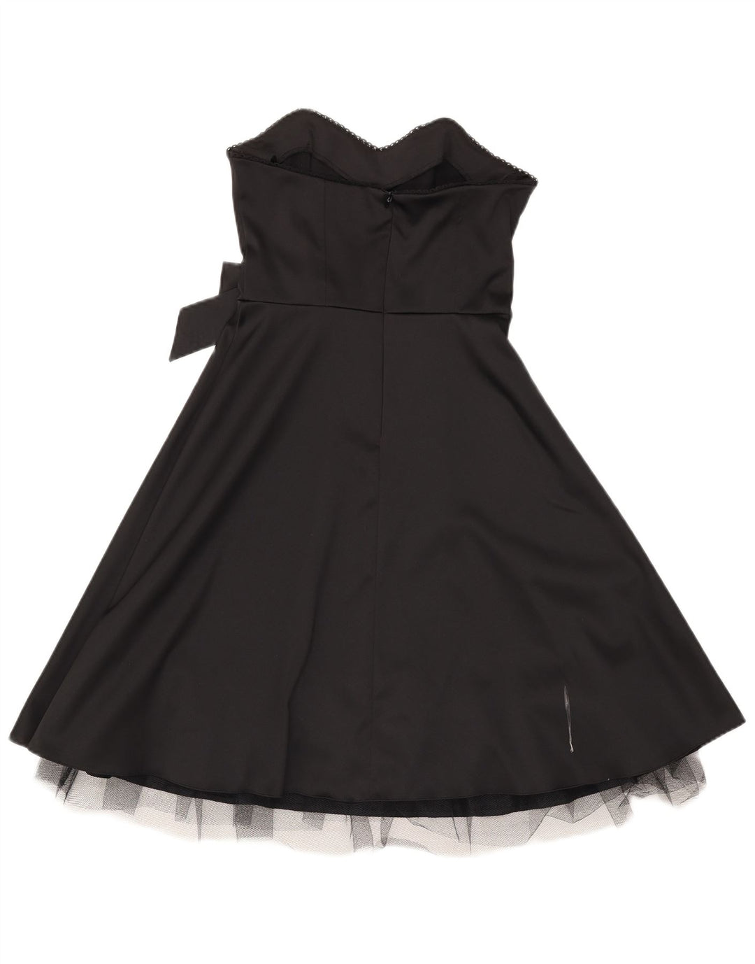 Rochie pentru femei Bay fără bretele UK 10 Poliester negru mic