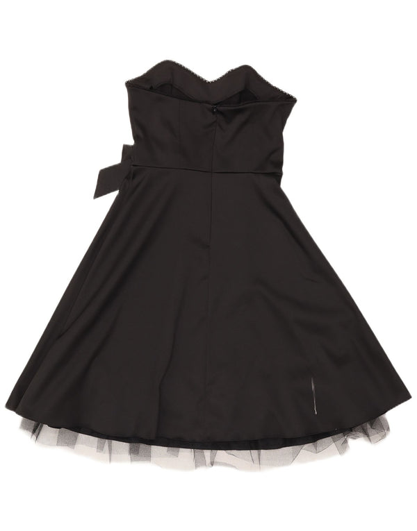 Rochie pentru femei Bay fără bretele UK 10 Poliester negru mic