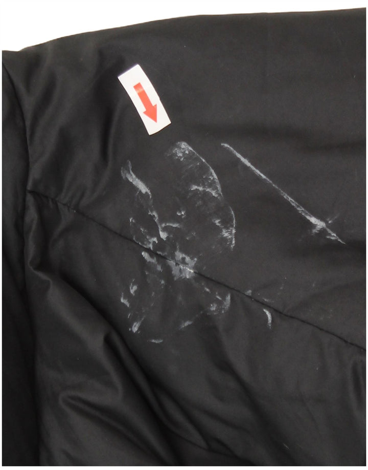 Jachetă căptușită cu grafică largi Nike pentru bărbați UK 36/38 Poliester negru mic