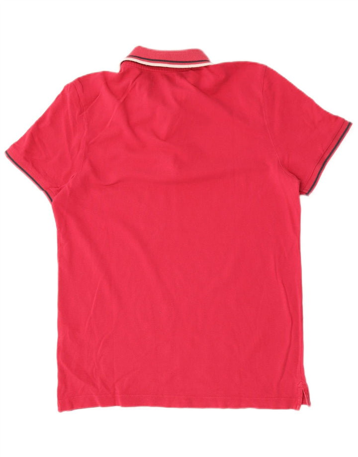 Tricou polo pentru bărbați Diadora, bumbac roz mediu