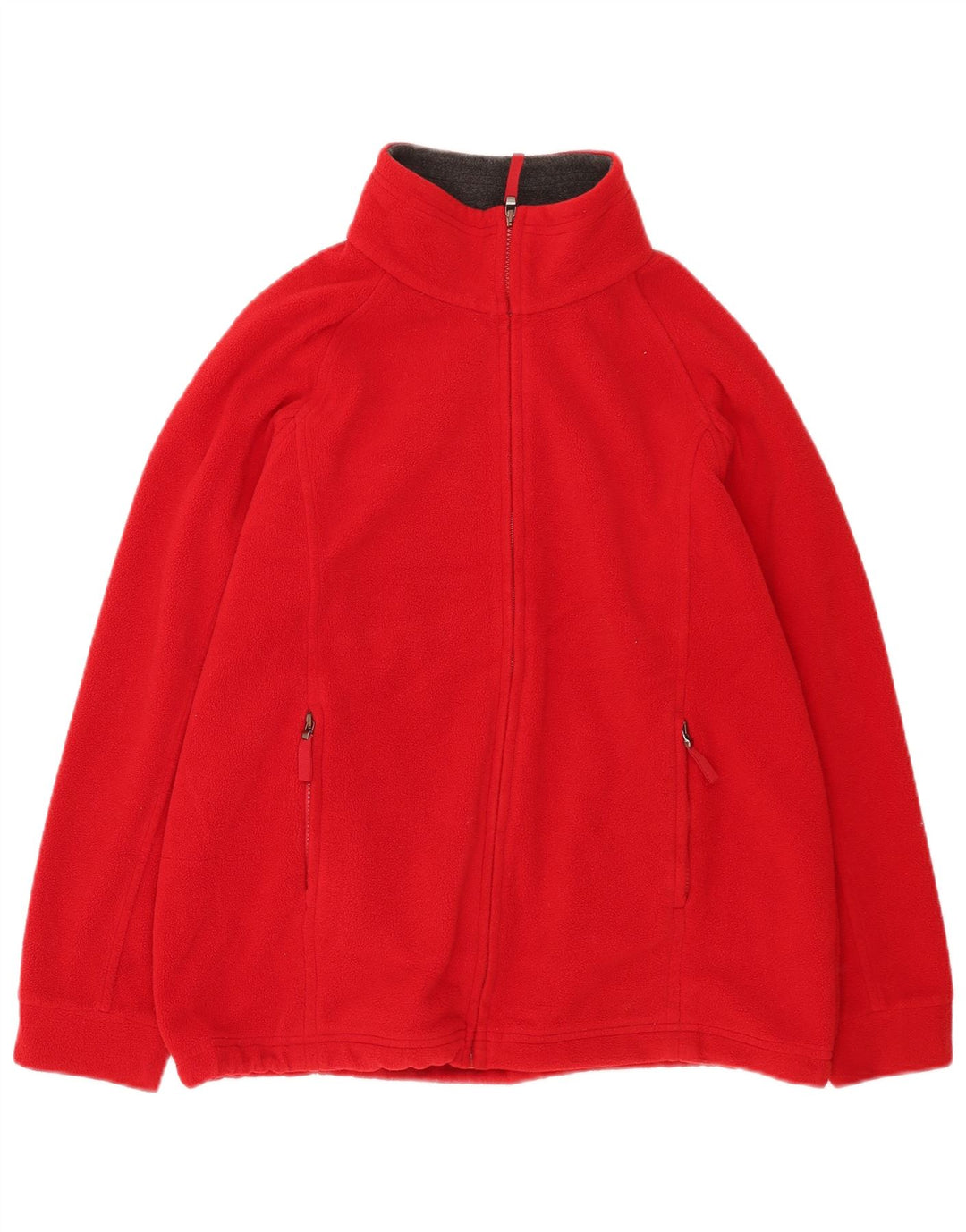 Jachetă fleece pentru femei Marks & Spencer UK 14 Poliester roșu mare