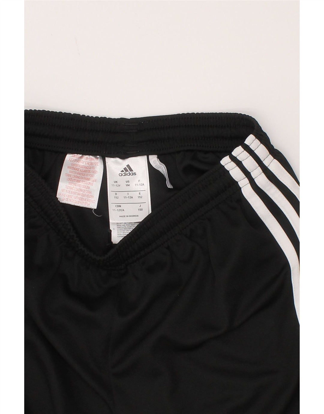 Pantaloni scurți sport adidas Climalite pentru băieți 11-12 ani poliester negru