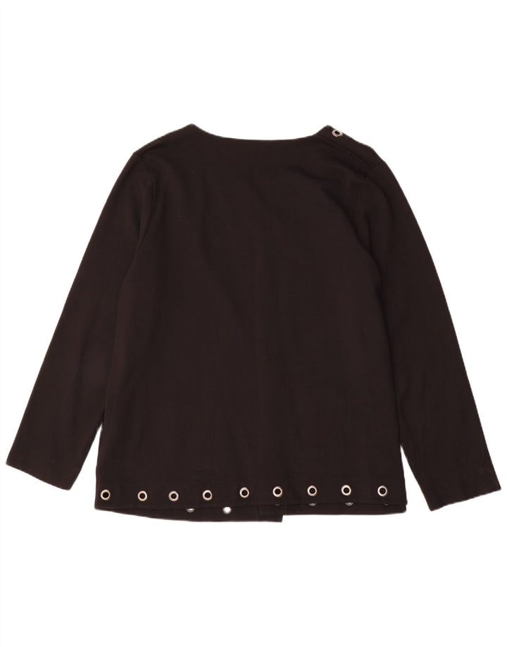 Fiorella Rubino Jachetă Blazer Oversized Open pentru femei UK 14 Medium Black