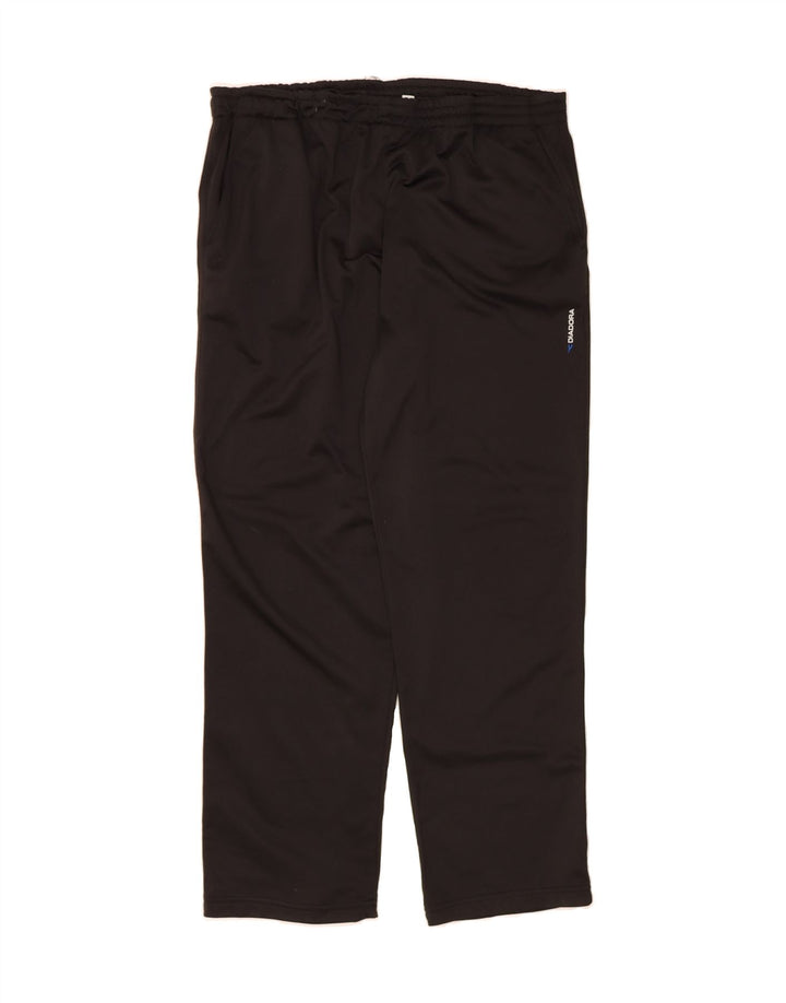 DIADORA Mens Tracksuit Trousers UK 44 XL  Black Polyester Vintage Diadora and Second-Hand Diadora from Messina Hembry 