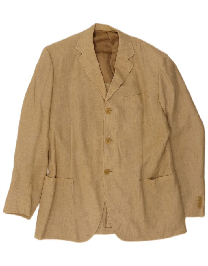 Sacou Paul Smith pentru bărbați, cu 3 nasturi, UK 44 2XL, in bej