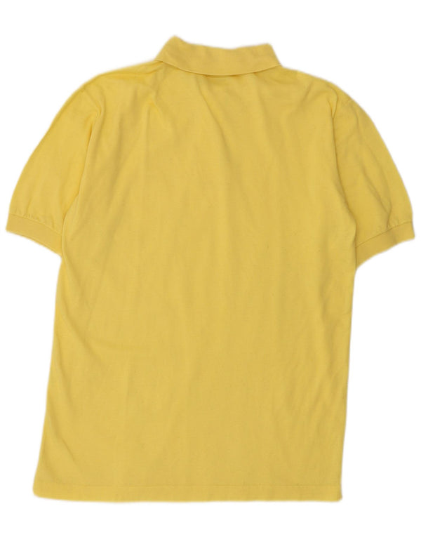Tricou polo pentru bărbați Diadora, bumbac galben mediu