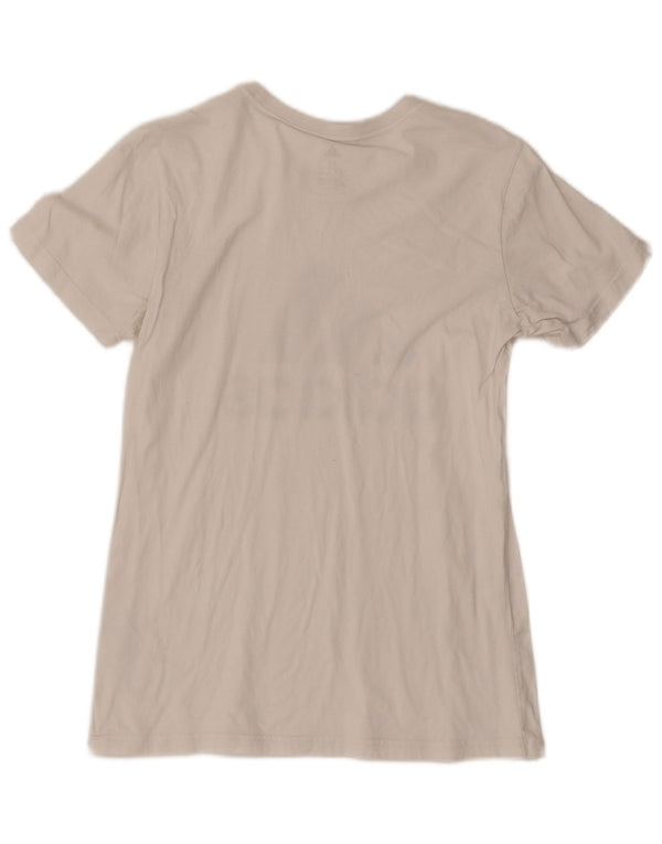 Tricou grafic cu mânecă scurtă Adidas pentru femei Top UK 12/14 Medium White Sports