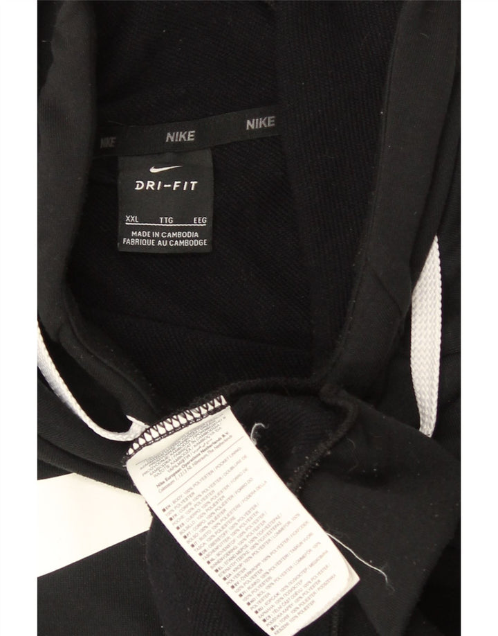 Pulover Nike Dri Fit Graphic pentru bărbați, 2XL, poliester negru