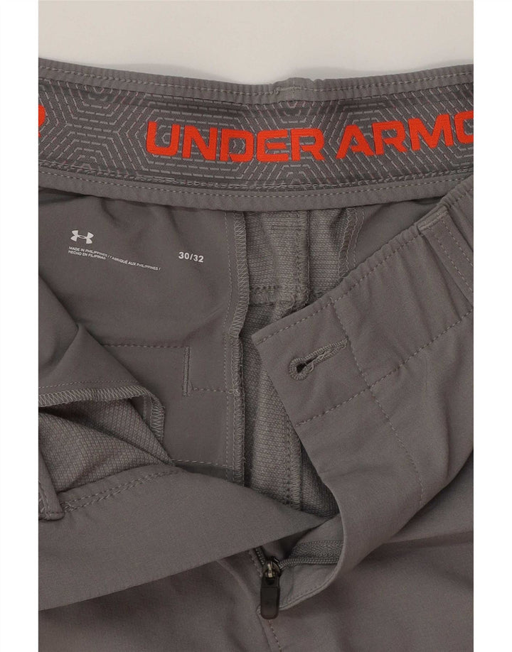 Pantaloni chino slim pentru bărbați Under Armour W30 L32 poliester gri