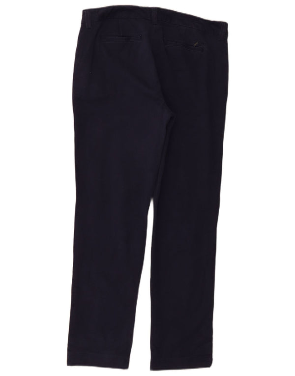 Pantaloni chino drepți pentru femei Tommy Hilfiger US 8 Medium W30 L27 Bleumarin