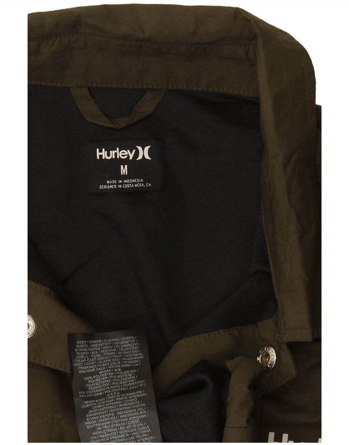 Hurley Bomber Jacket pentru bărbați UK 38 Medium Kaki Poliester