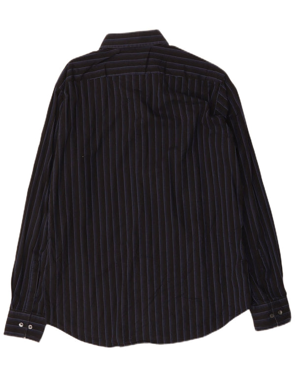 Cămașă pentru bărbați Hugo Boss Mărimea 41 16 Bumbac mare cu dungi negre