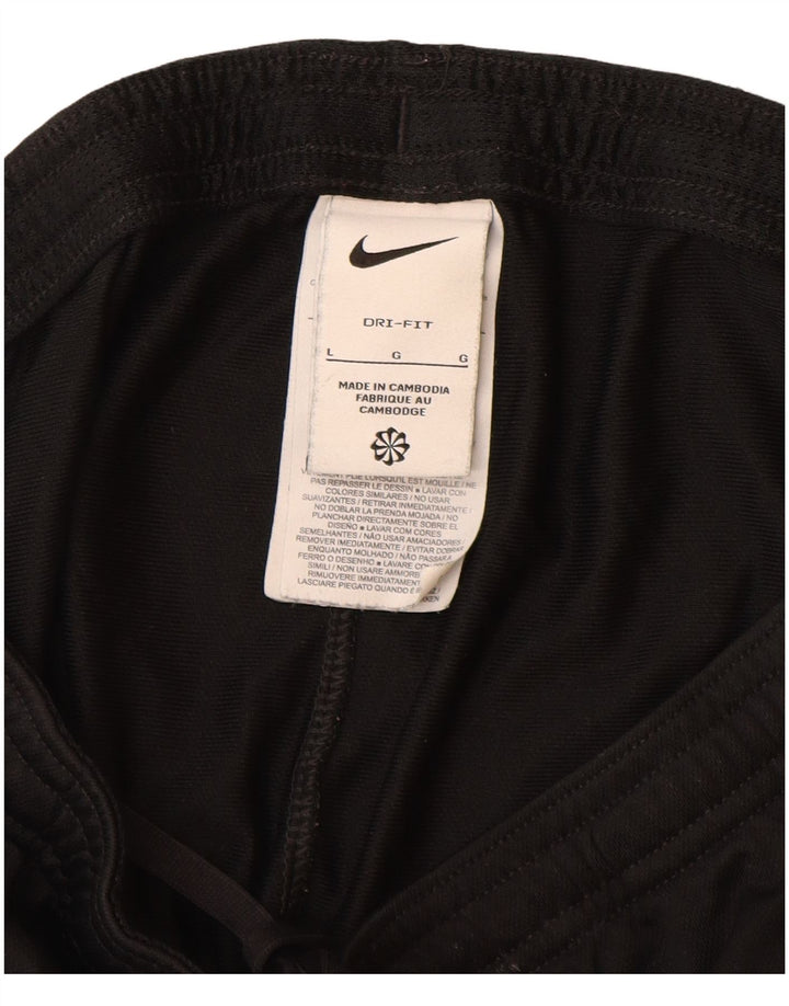 Pantaloni de trening Nike Dri Fit pentru femei UK 14 Poliester negru mare