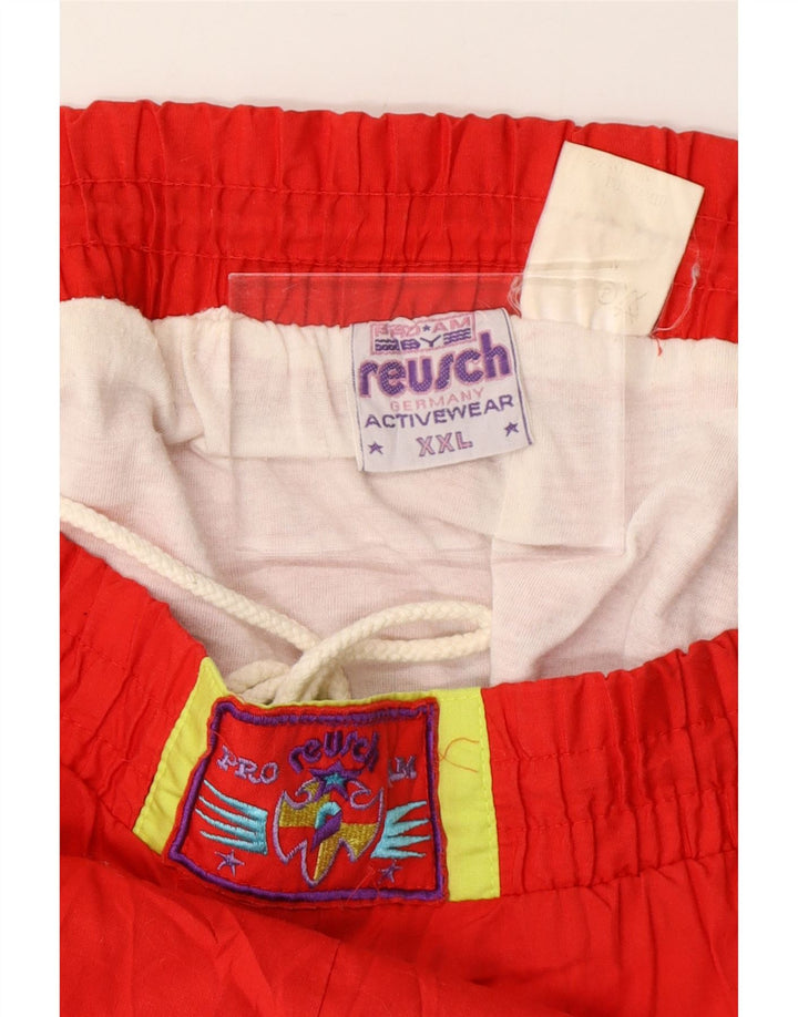 Pantaloni de trening REUSCH pentru bărbați, 2XL, roșu, bloc de culoare