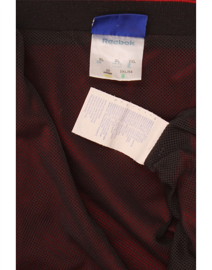 Jachetă de ploaie pentru bărbați Reebok UK 42 XL poliester color bloc roșu