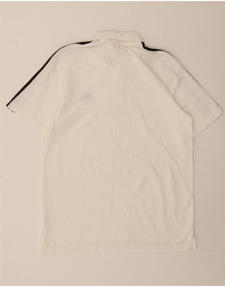 Tricou polo pentru bărbați Adidas, mare, alb