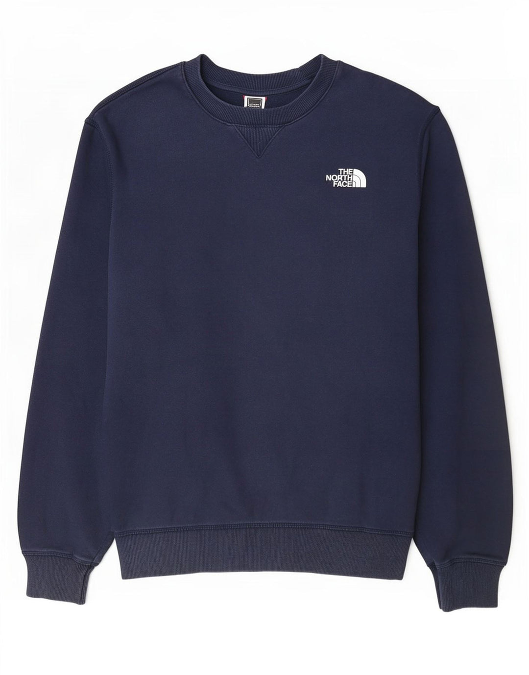 Hanorac pentru bărbați The North Face Pulover mare din bumbac bleumarin