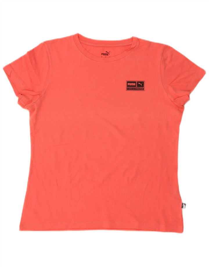 Puma Tricou pentru femei Top UK 14 Medium Orange Bumbac