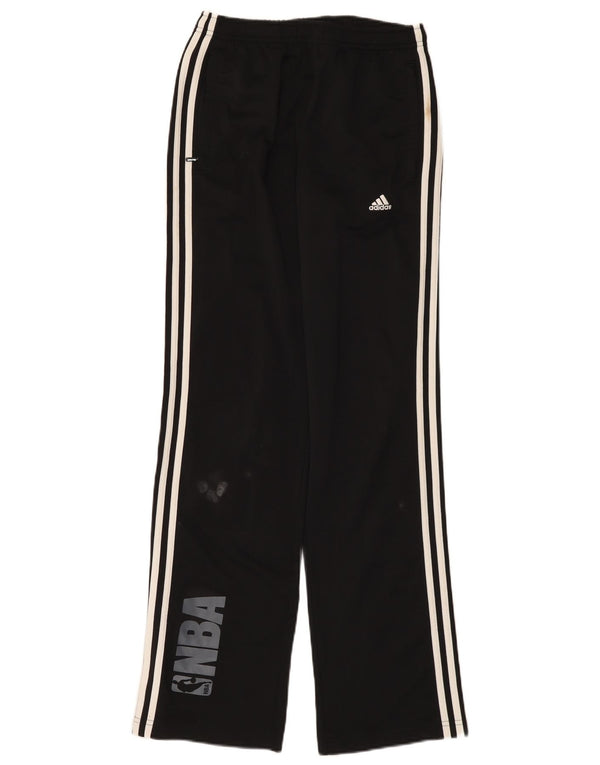 Pantaloni de trening Adidas NBA pentru bărbați, poliester mediu negru