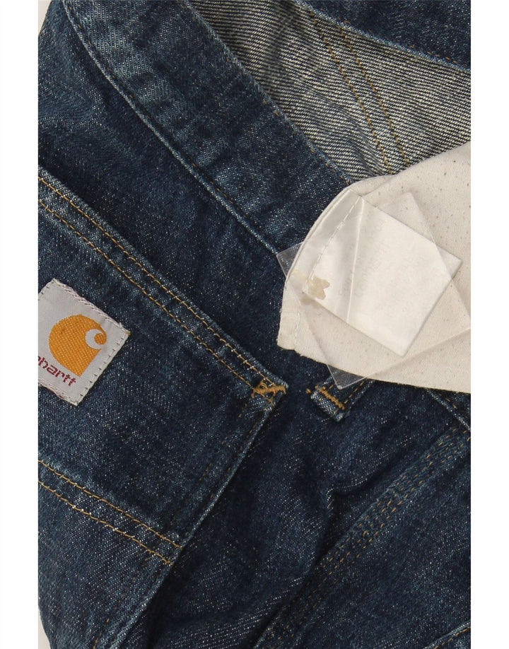 Blugi Cargo drepte pentru femei CARHARTT W34 L28 bumbac bleumarin
