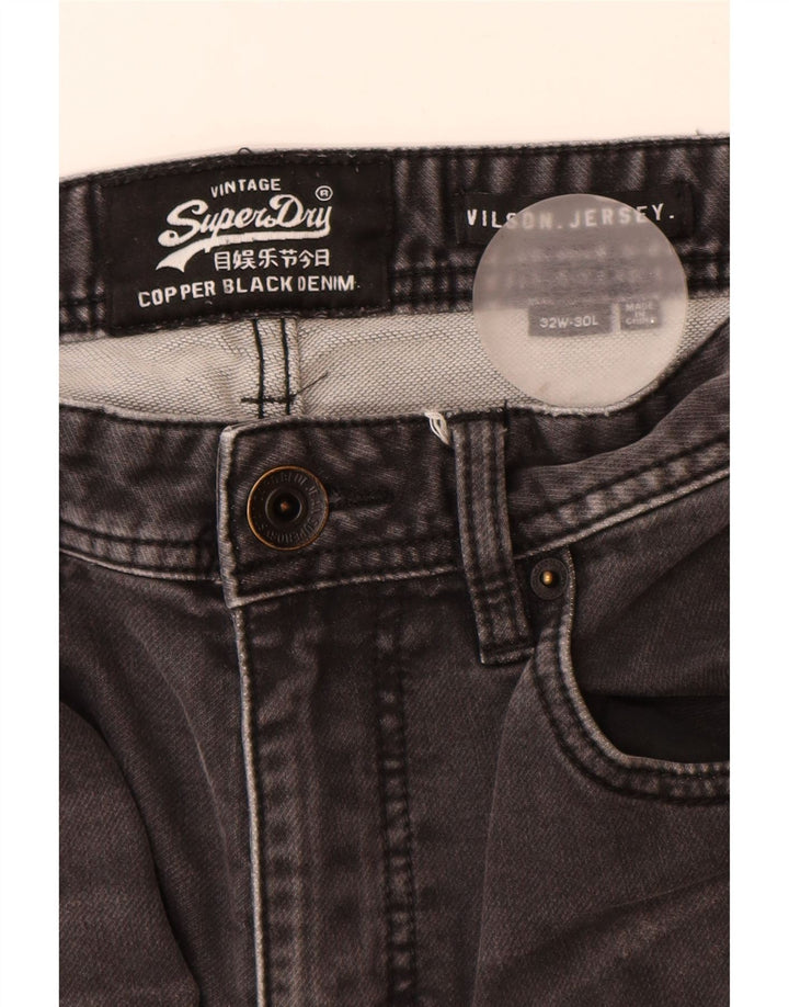 Blugi Wilson Slim Superdry pentru bărbați W32 L30 bumbac gri
