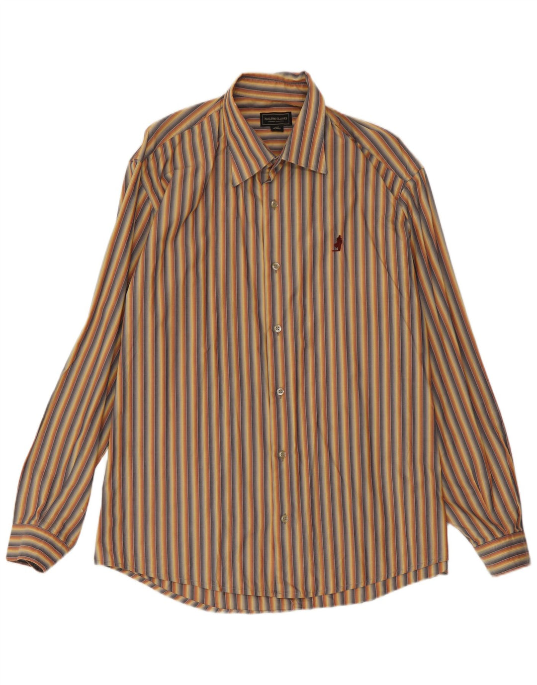 Cămașă pentru bărbați Marlboro Classics XL, bumbac cu dungi multicolore