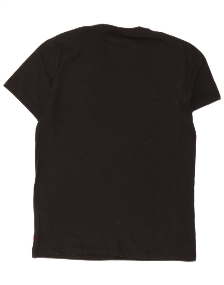 Tricou pentru bărbați Levi's Slim Top din bumbac mediu negru