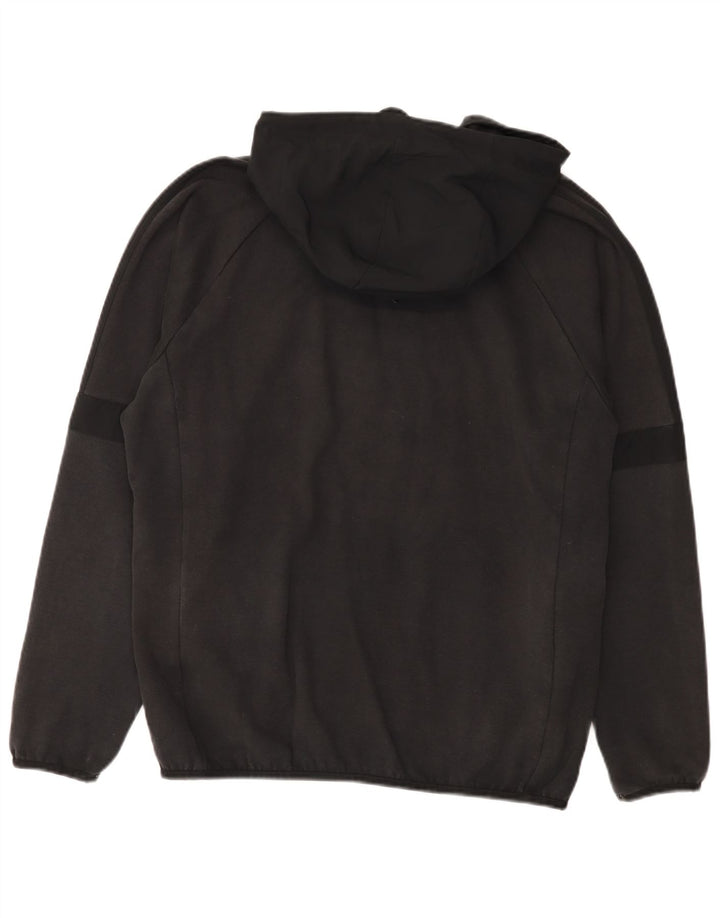 Pulover Adidas pentru bărbați, cu fermoar, bumbac mare, negru