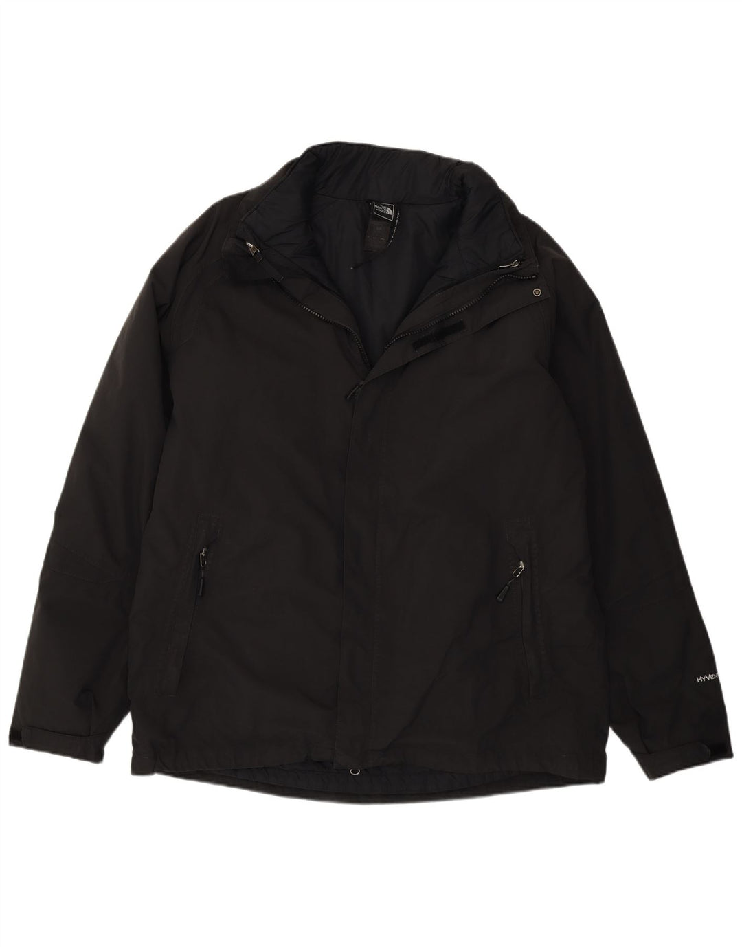 The North Face Hyvent Windbreaker Jacket pentru bărbați UK 40 Large Black Nylon