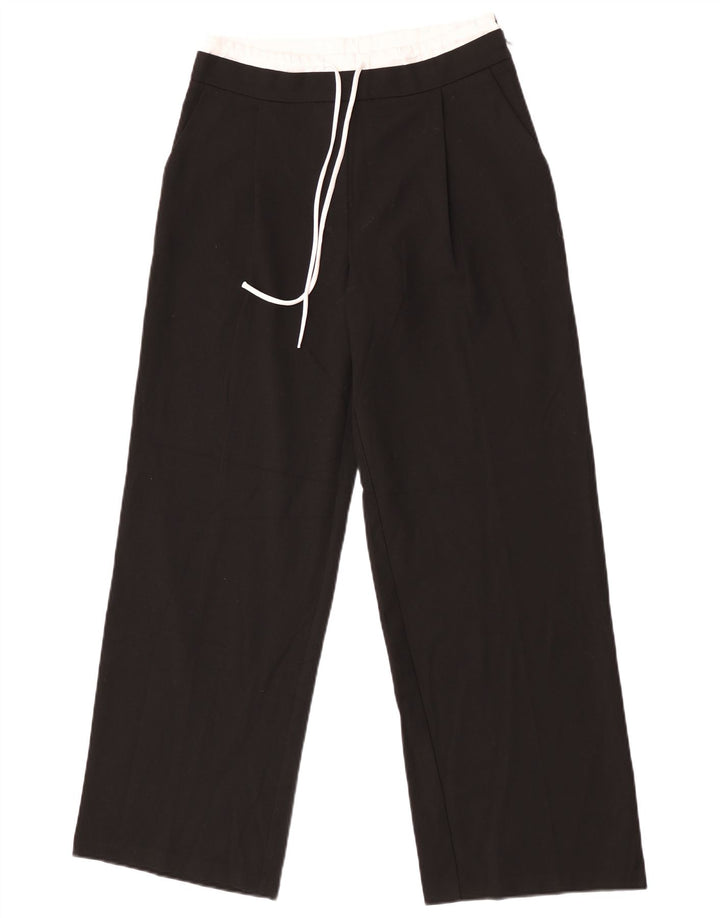 Pantaloni chino pentru femei Zara Mici L26 L30 Poliester negru