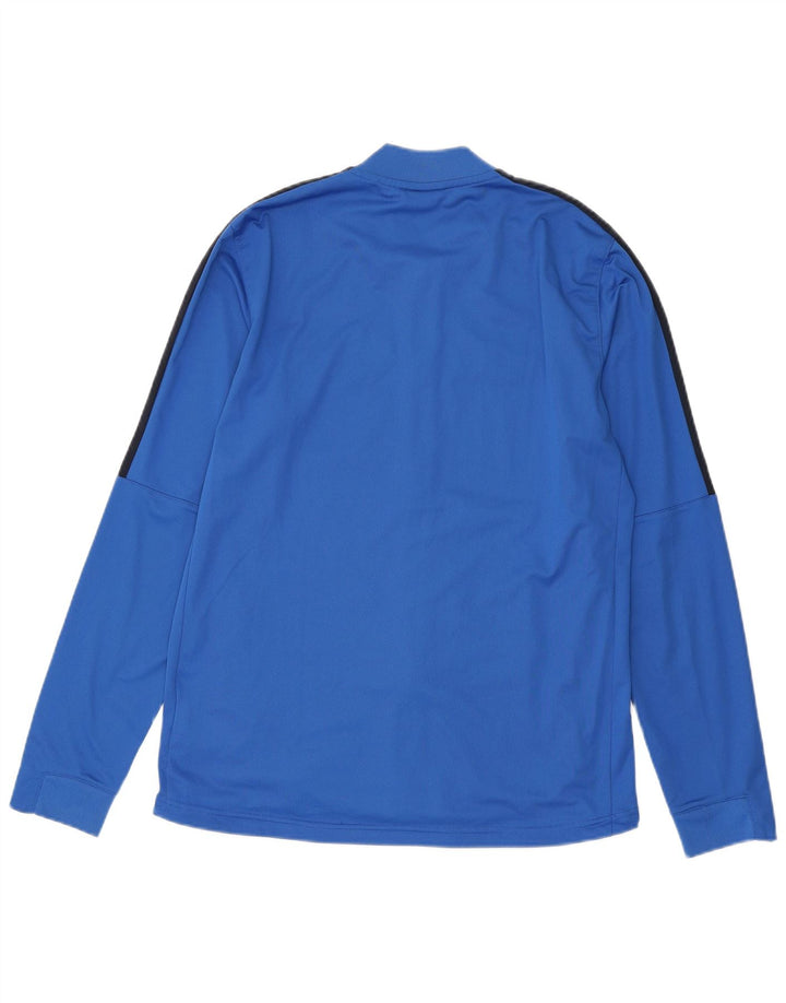 Jachetă de trening cu grafic Dri Fit Nike pentru bărbați, mare, albastru, color block
