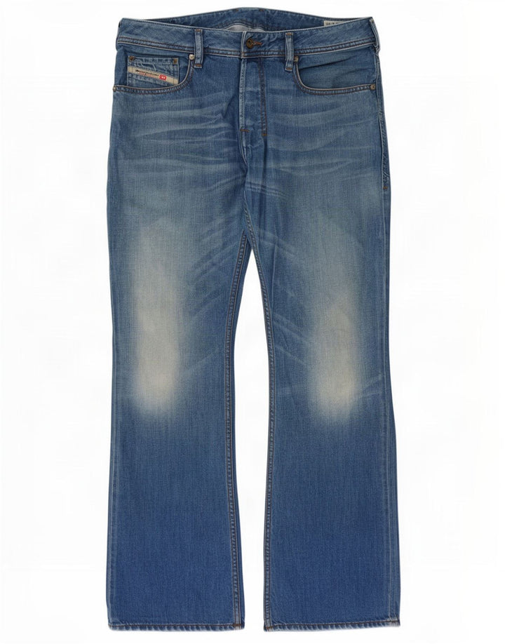 Blugi pentru bărbați Diesel Zatiny, cu tăiere obișnuită, bootcut W33 L30, bumbac albastru