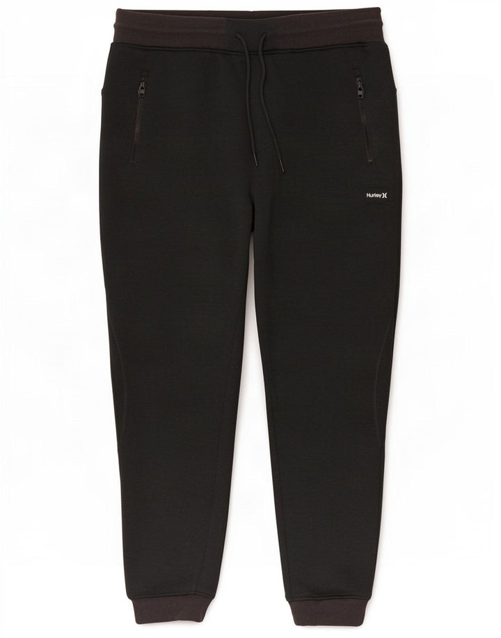 Pantaloni de trening Hurley Crop pentru bărbați Pantaloni de jogging Mici, gri, poliester