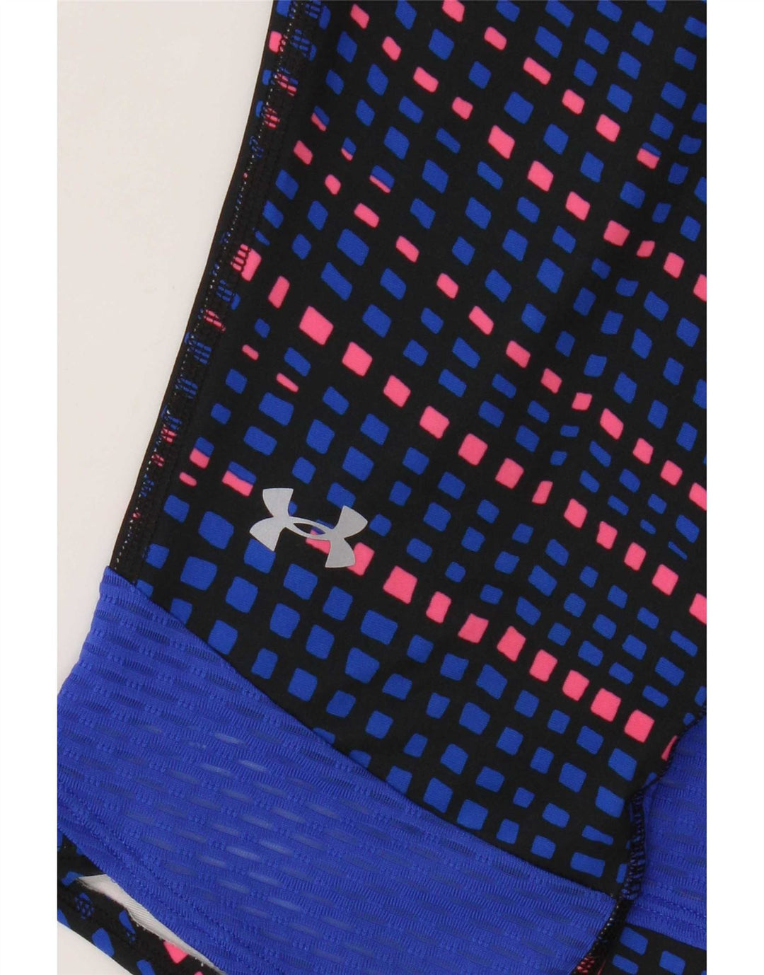 Leggings Capri Under Armour pentru femei UK 12 Medium Blue Striped