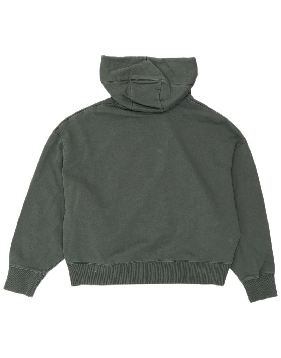 Pulover NIKE Crop Oversized Hoodie pentru femei UK 14 Bumbac verde mediu