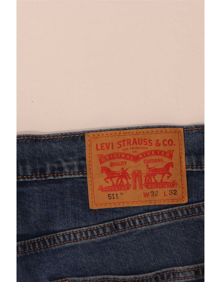 Blugi Levi's 511 Slim pentru bărbați W32 L32 Bumbac albastru