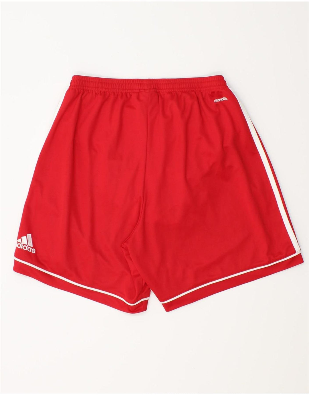 Pantaloni scurți sport pentru bărbați Adidas Climalite, poliester roșu mediu