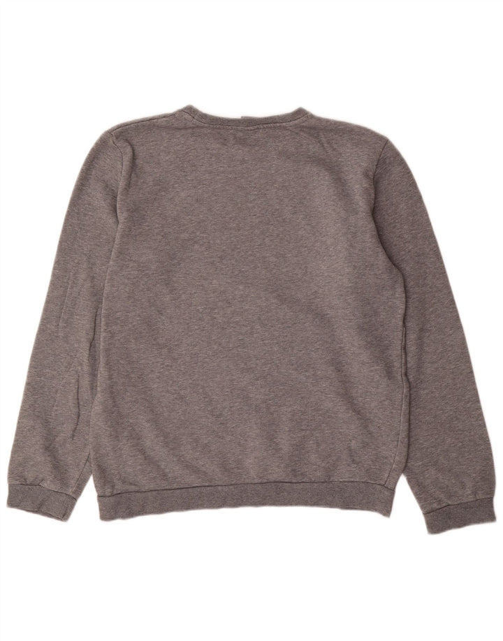 Pulover cu grafic PUMA pentru băieți, 15-16 ani, bumbac gri