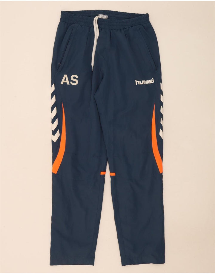 Pantaloni de trening grafic Hummel pentru bărbați, medii, bleumarin, color block