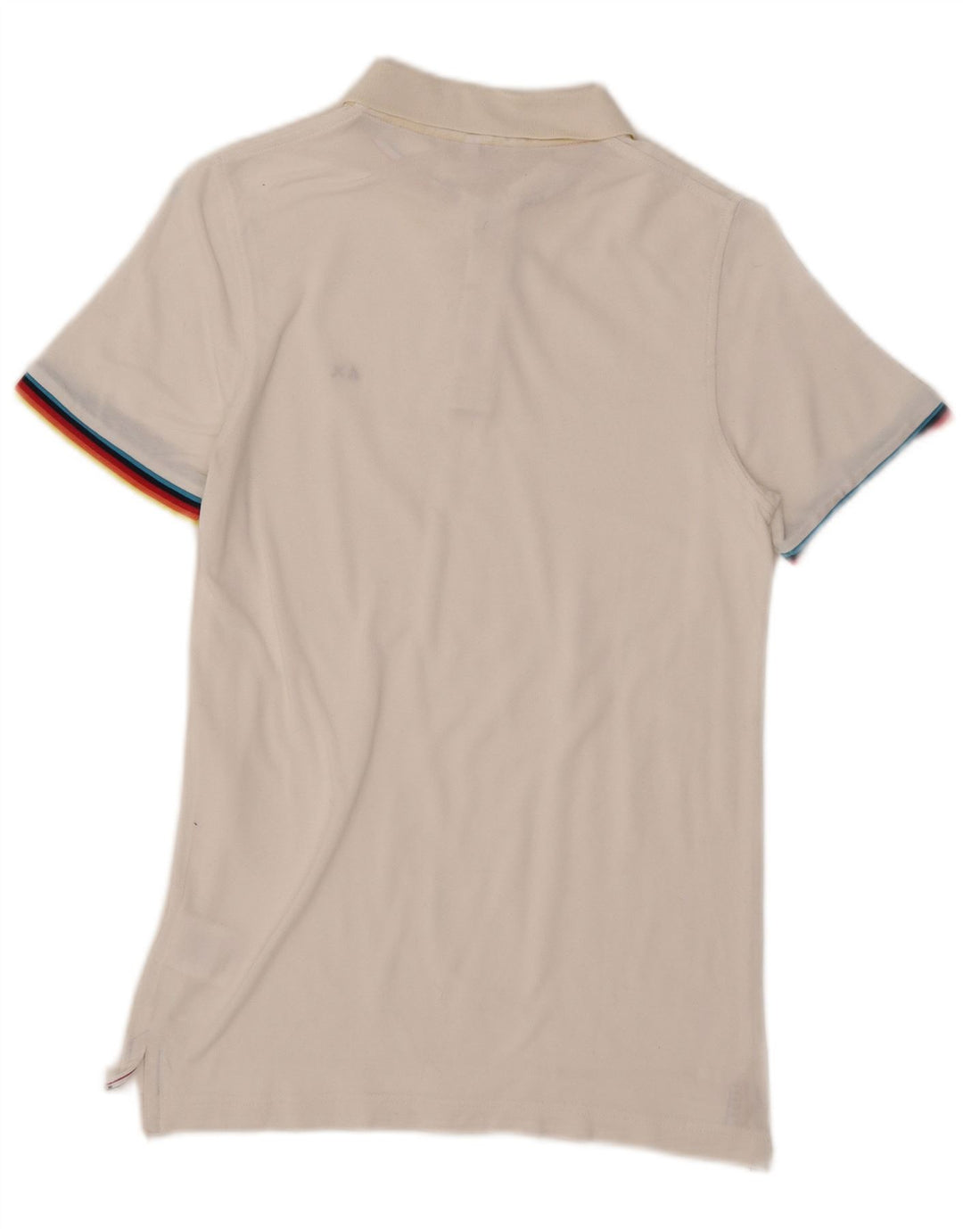 Sun68 Tricou Polo Băieți 11-12 Ani Tencel Alb