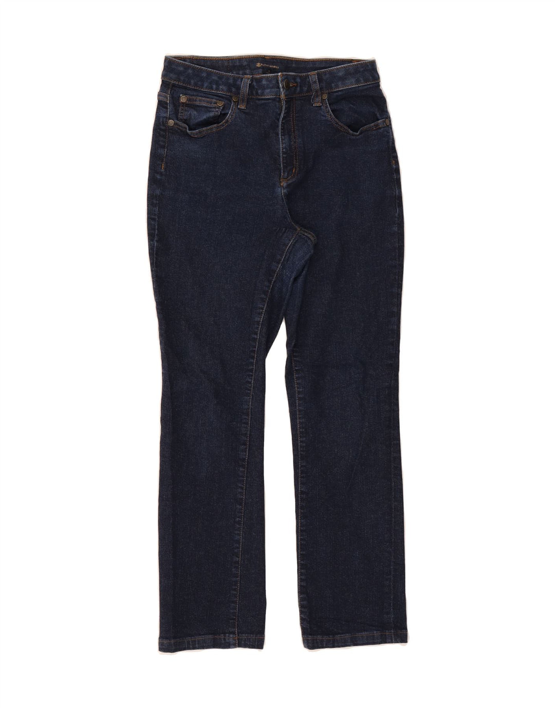 BROOKS BROTHERS Womens Straight Jeans US 6 Medium W28 L27 Navy Blue Vintage Brooks Brothers and Second-Hand Brooks Brothers from Messina Hembry 