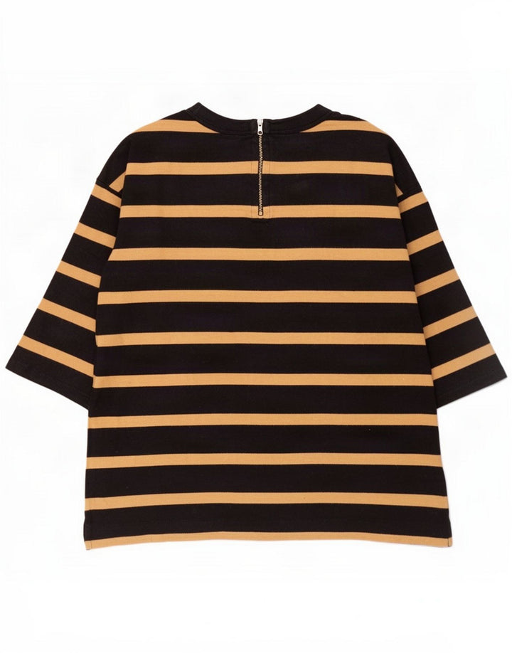 Massimo Dutti Top pentru femei cu mâneci 3/4 UK 14 Medium Black Dunge