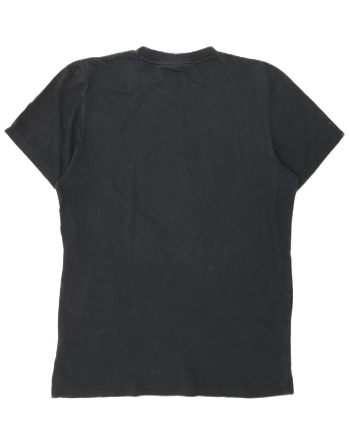 Tricou grafic Adidas pentru bărbați Top mediu negru bumbac