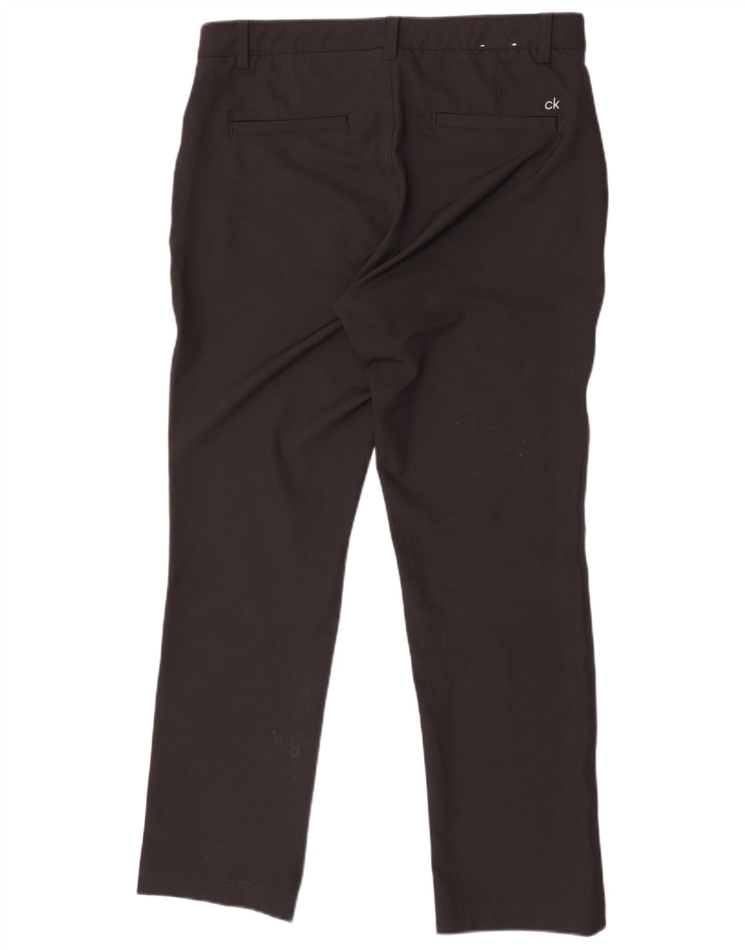 Pantaloni chino drepți Calvin Klein pentru bărbați L34 L31 Poliester negru